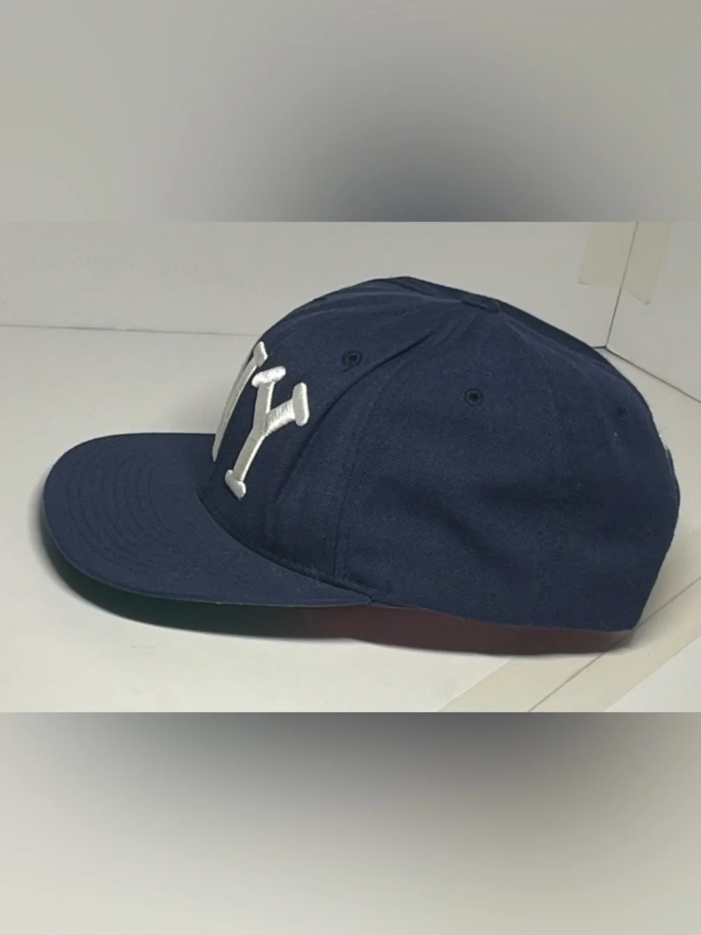 Vtg Starter New York Yankees NY Snapback Hat Navy Wool Blend One Size 90s MLB